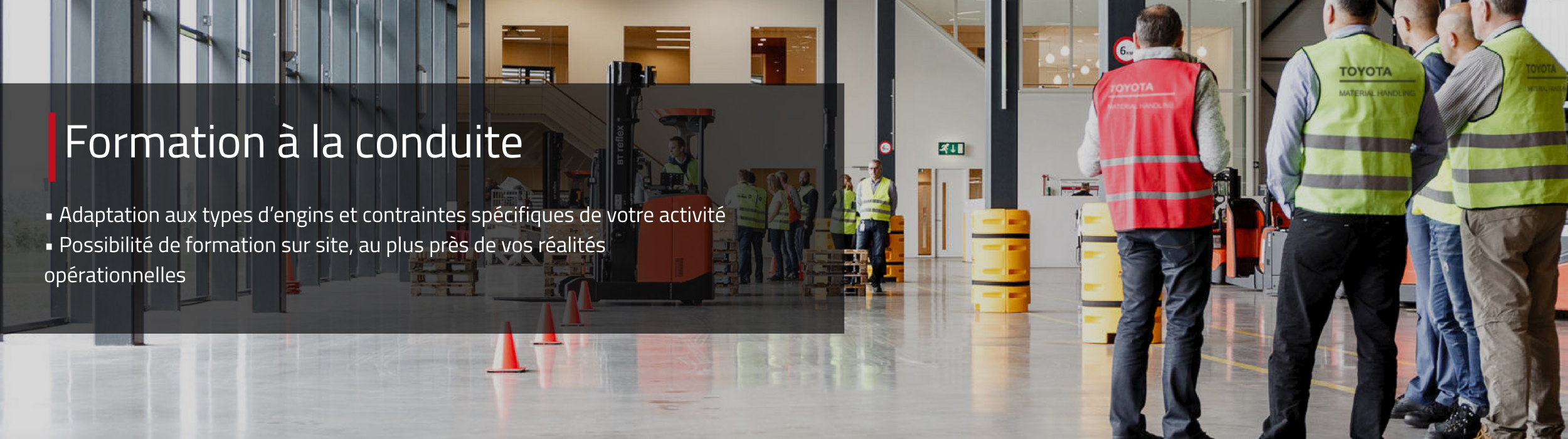 Formation conduite chariots élévateurs
