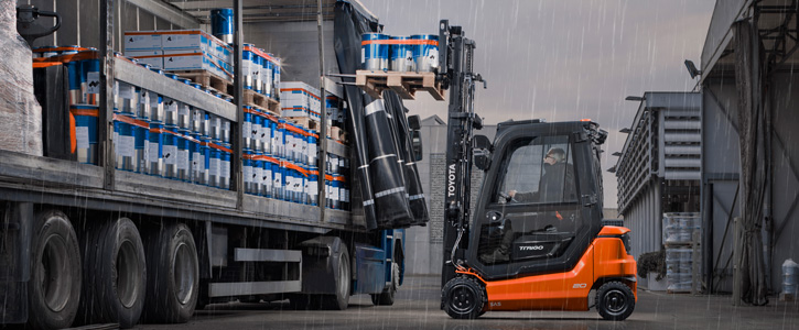 Chariot élévateur électrique Toyota Traigo48 pour l'extérieur