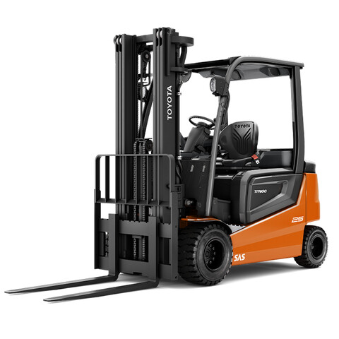 Chariot frontal électrique - Toyota Traigo80, 4 roues 2,5 t - Image principale