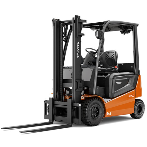 Chariot élévateur électrique Toyota Traigo80, 4 roues, 2t Compact