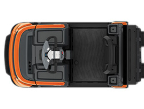 Poste de conduite ergonomique avec plateforme élevable